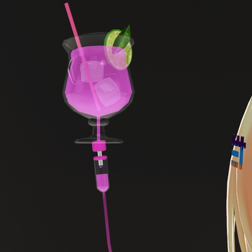 【VRC想定】ドリンク点滴セット / Drink Drip set
