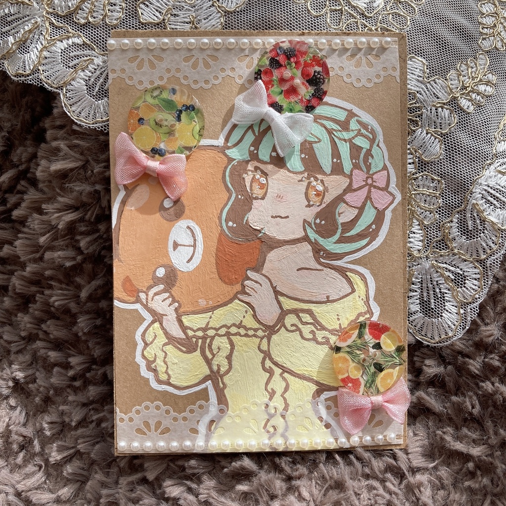 【原画】くまを被って生きる