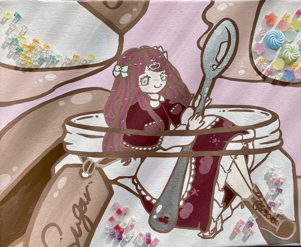 【原画】このまま砂糖になれたなら。