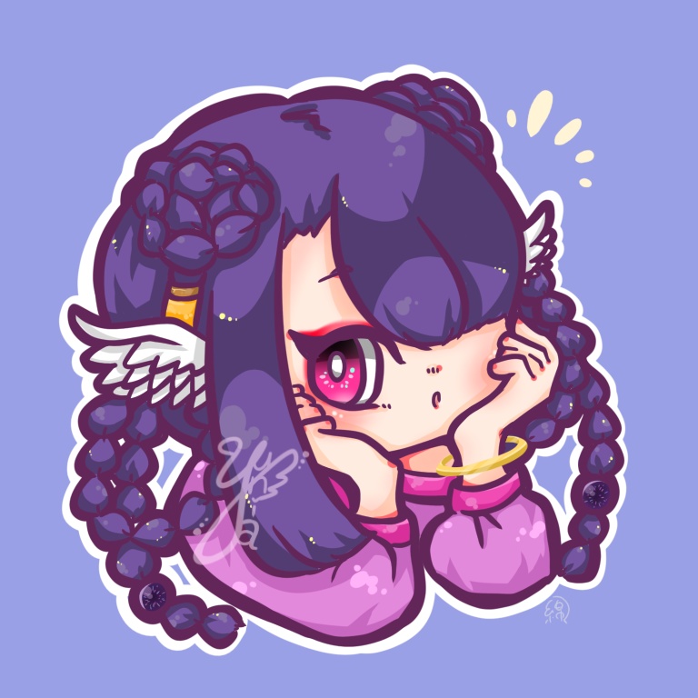 スクエア缶バッジ (Valentine、ワタリゴト、ユニアちゃん)