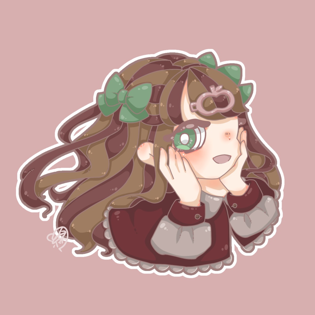 スクエア缶バッジ (Valentine、ワタリゴト、ユニアちゃん)