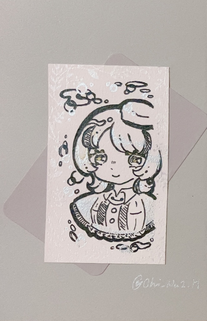 【ドローイング】クリームソーダちゃん