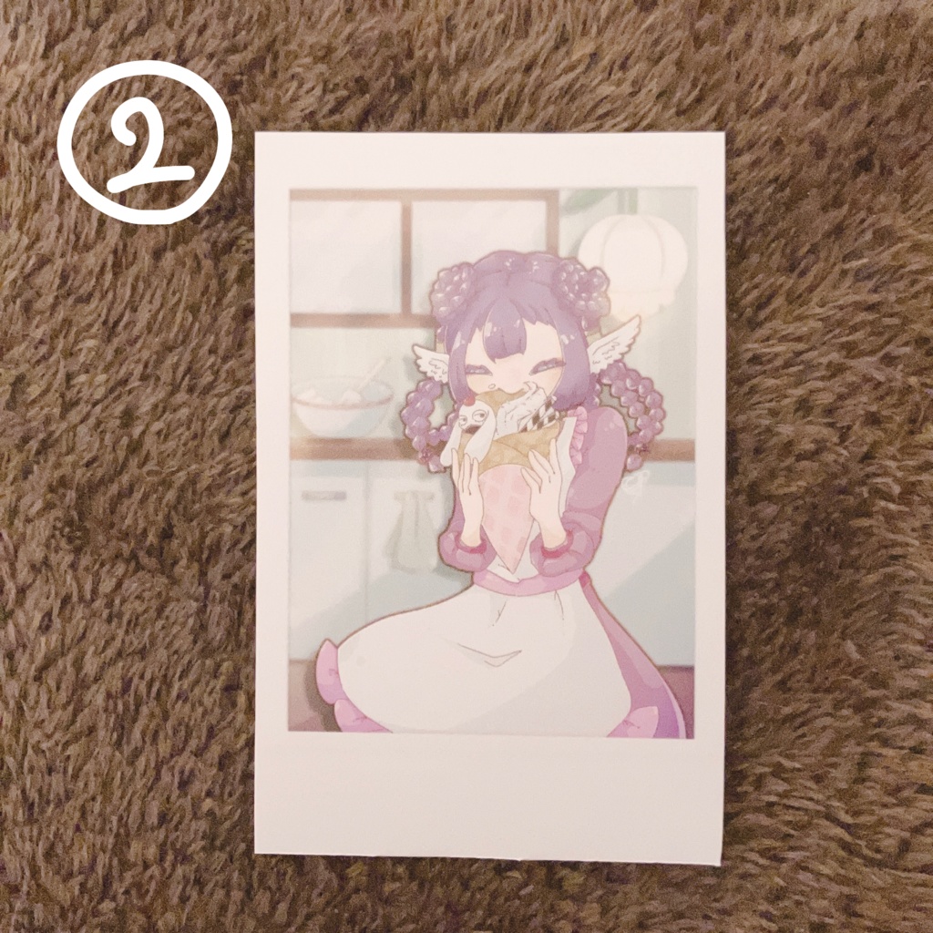 チェキ風ステッカー 全5種