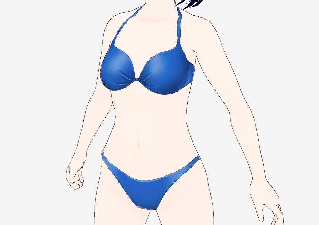 Vroid 水着 ブルー ビキニ 5/30更新
