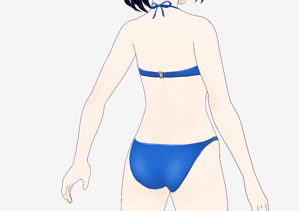 Vroid 水着 ブルー ビキニ 5/30更新