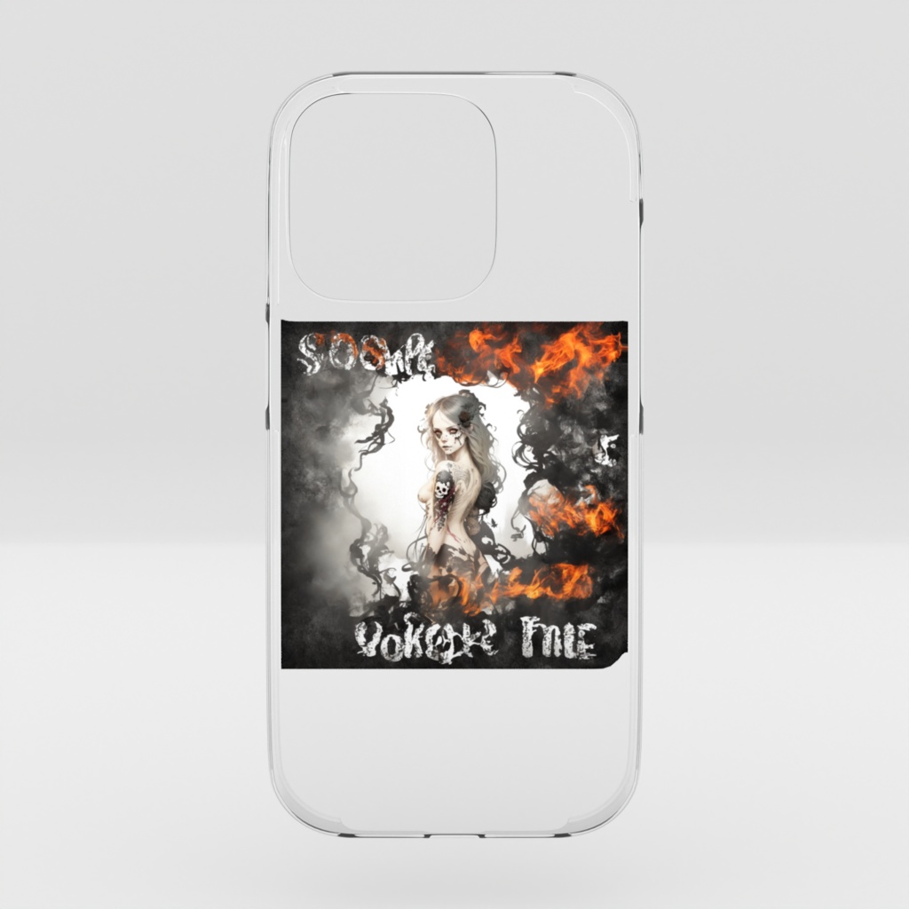 Smoke Fire Girl iPhone 15 Pro
