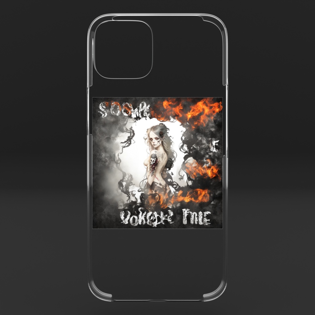 Smoke Fire Girl iPhone 15 Plus