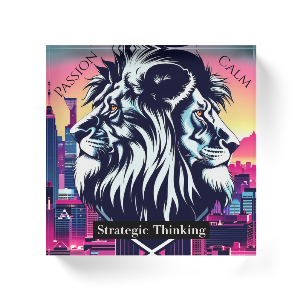 戦略的思考-情熱と冷静100×100
