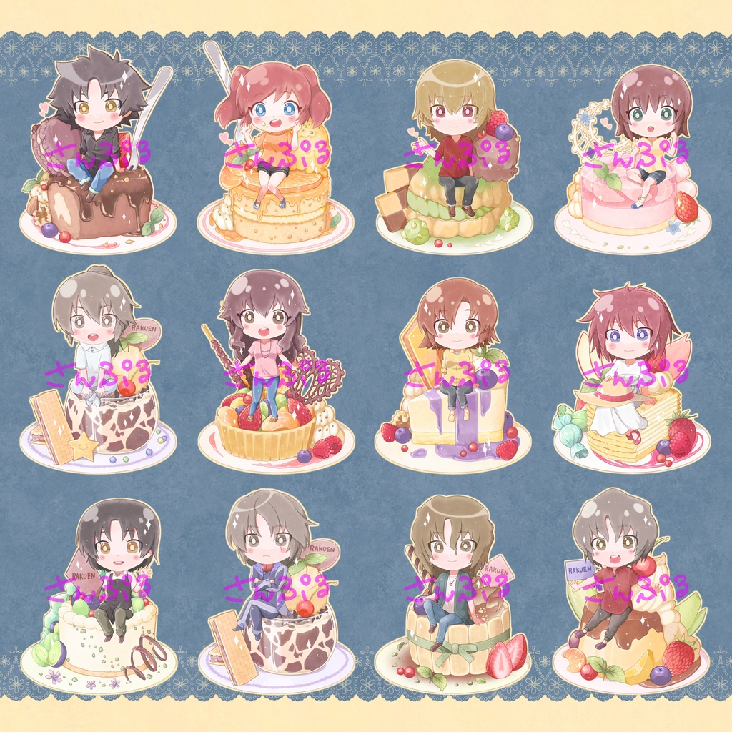 珪素スイーツアクキー