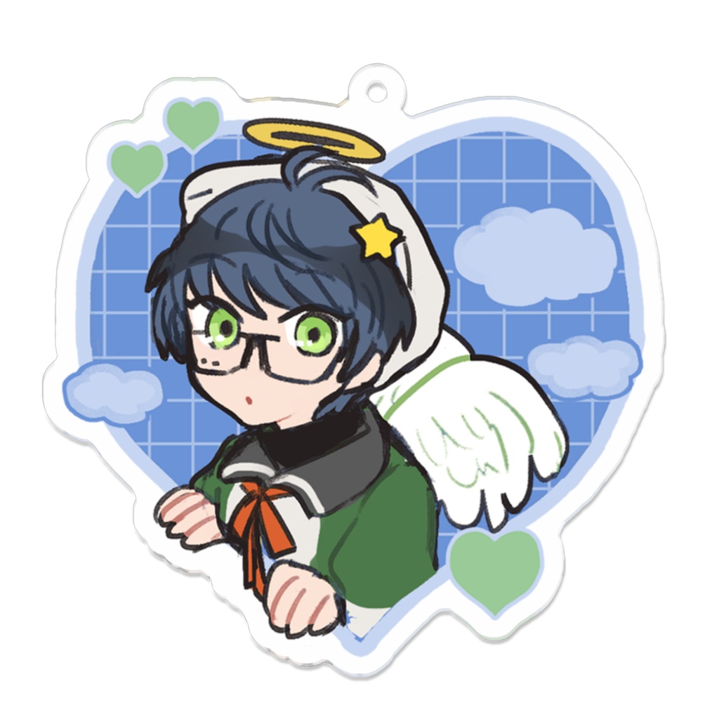 ♥BOOTH限定♥見習い天使こてくんアクキー