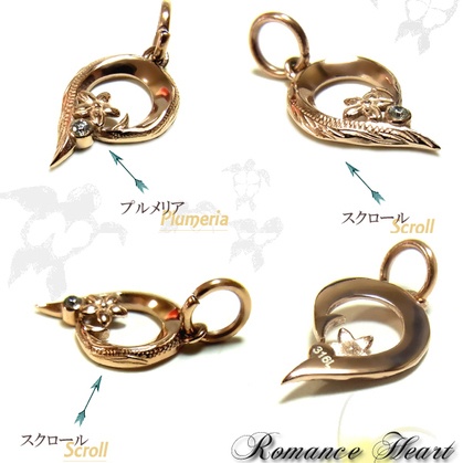 ハワイアンジュエリー ハートネックレス