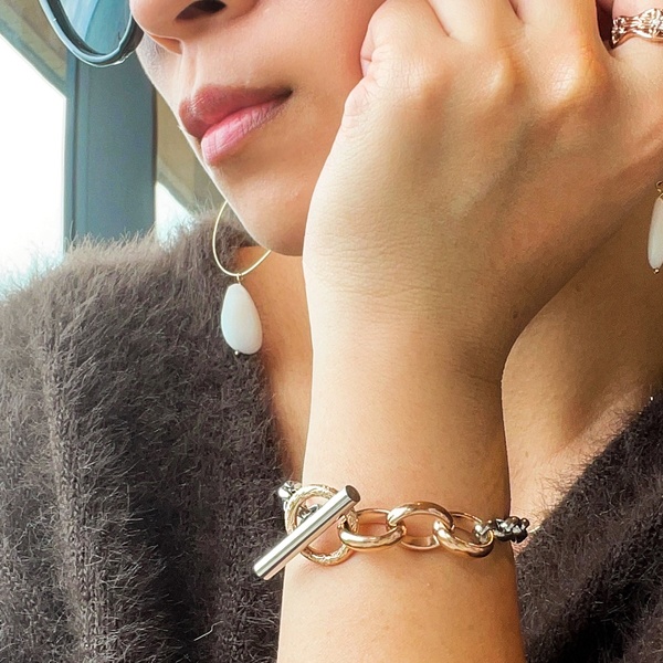 ハワイアンジュエリー ブレスレット チェーン レディース マンテル gbs8200