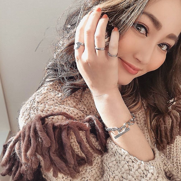 ハワイアンジュエリー ブレスレット チェーン レディース マンテル gbs8200