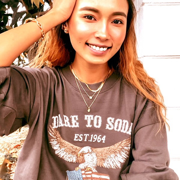 ハワイアンジュエリー ネックレス フラワー 花 1粒 石 スクロール 波 ステンレス gns8195