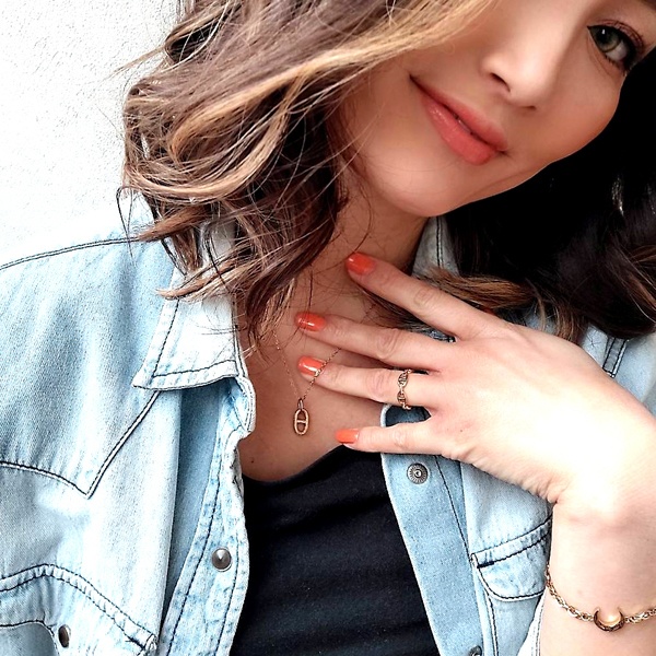 ハワイアンジュエリー ネックレス マリン クラシカル スクロール 波 ステンレス gps81254