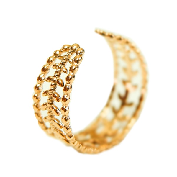 ボヘミアンリゾート リング イヤカフ 2Way 指輪 ステンレス 金属アレルギー対応 mnk21