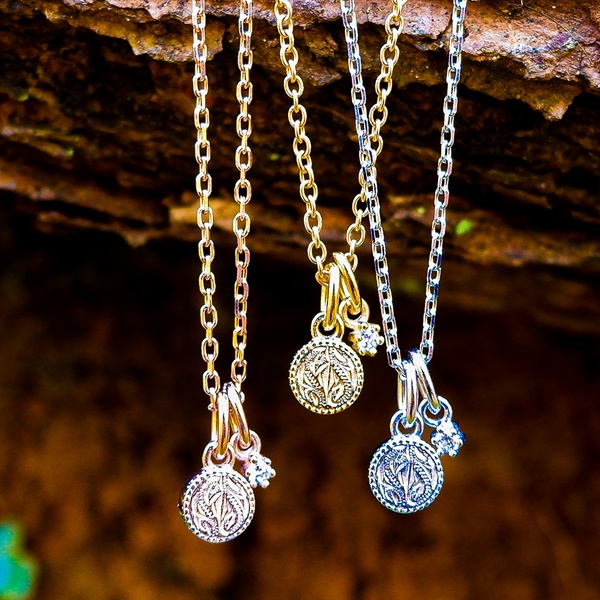 ハワイアンジュエリー ネックレス スクロール 2way メンズ レディース gps81255ステンレス