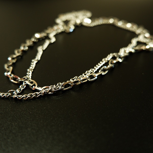 ボヘミアンリゾート 2連 ネックレス パール ステンレス 金属アレルギー mnk02対応 インスタ