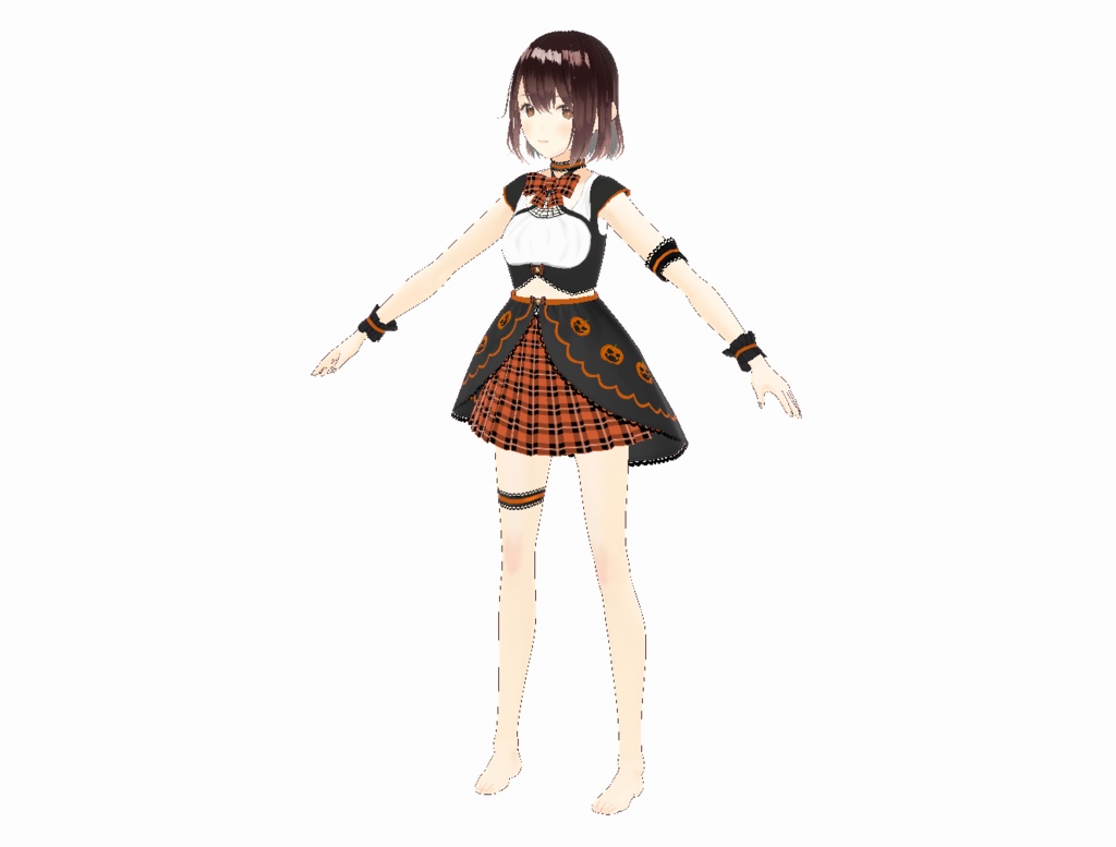 【Vroid衣装】ハロウィン衣装　ワンコイン