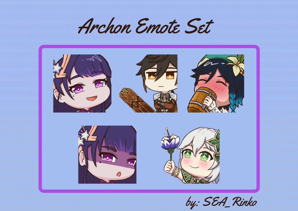 原神エモート　（genshin emotes)