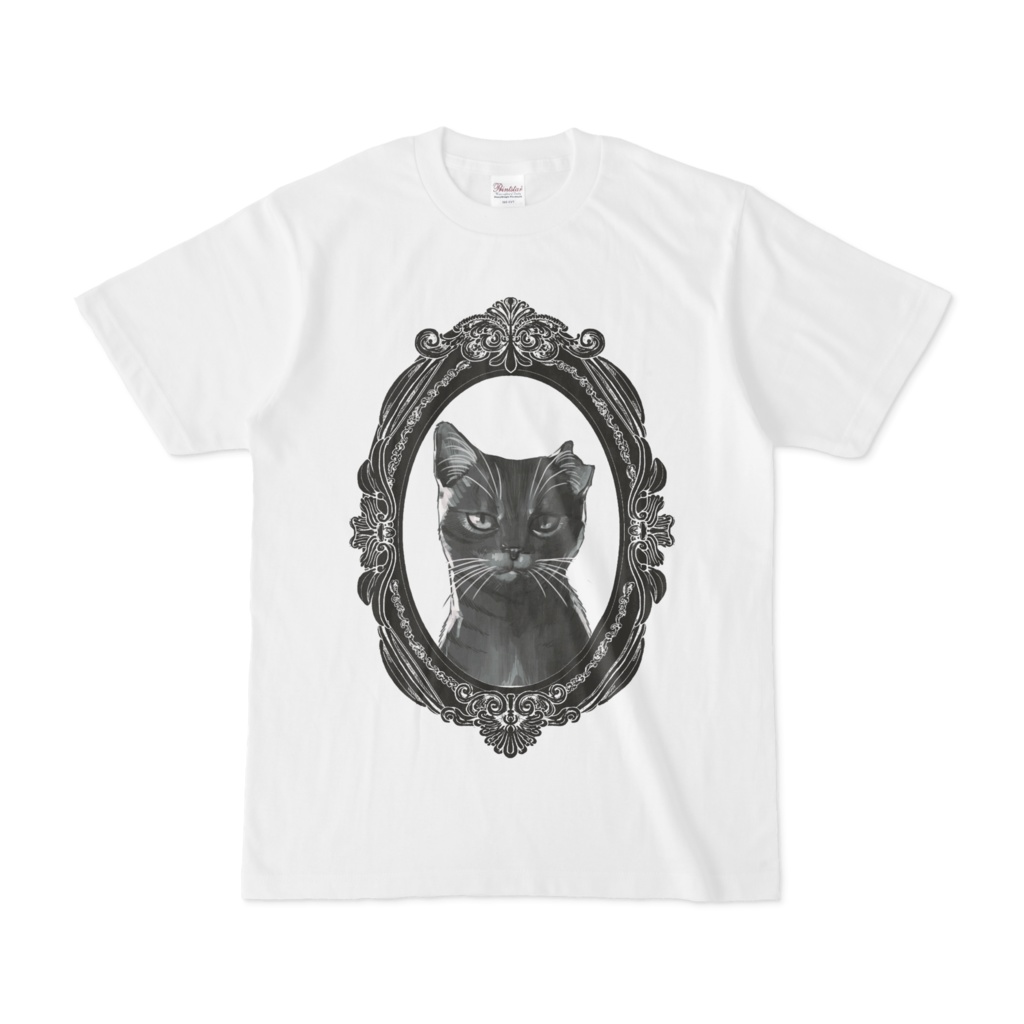 CATゴシックT(白×黒)