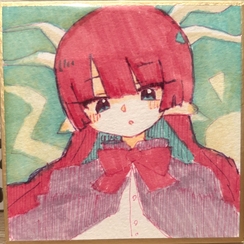 シンギョクちゃん 色紙
