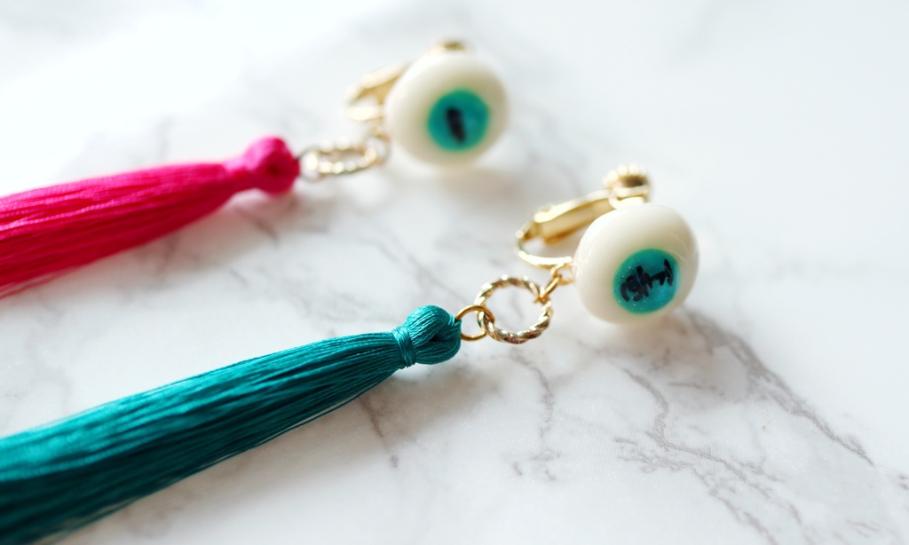 【鬼滅】下弦の壱・魘夢イメージイヤーアクセサリー【イメージアクセサリー】