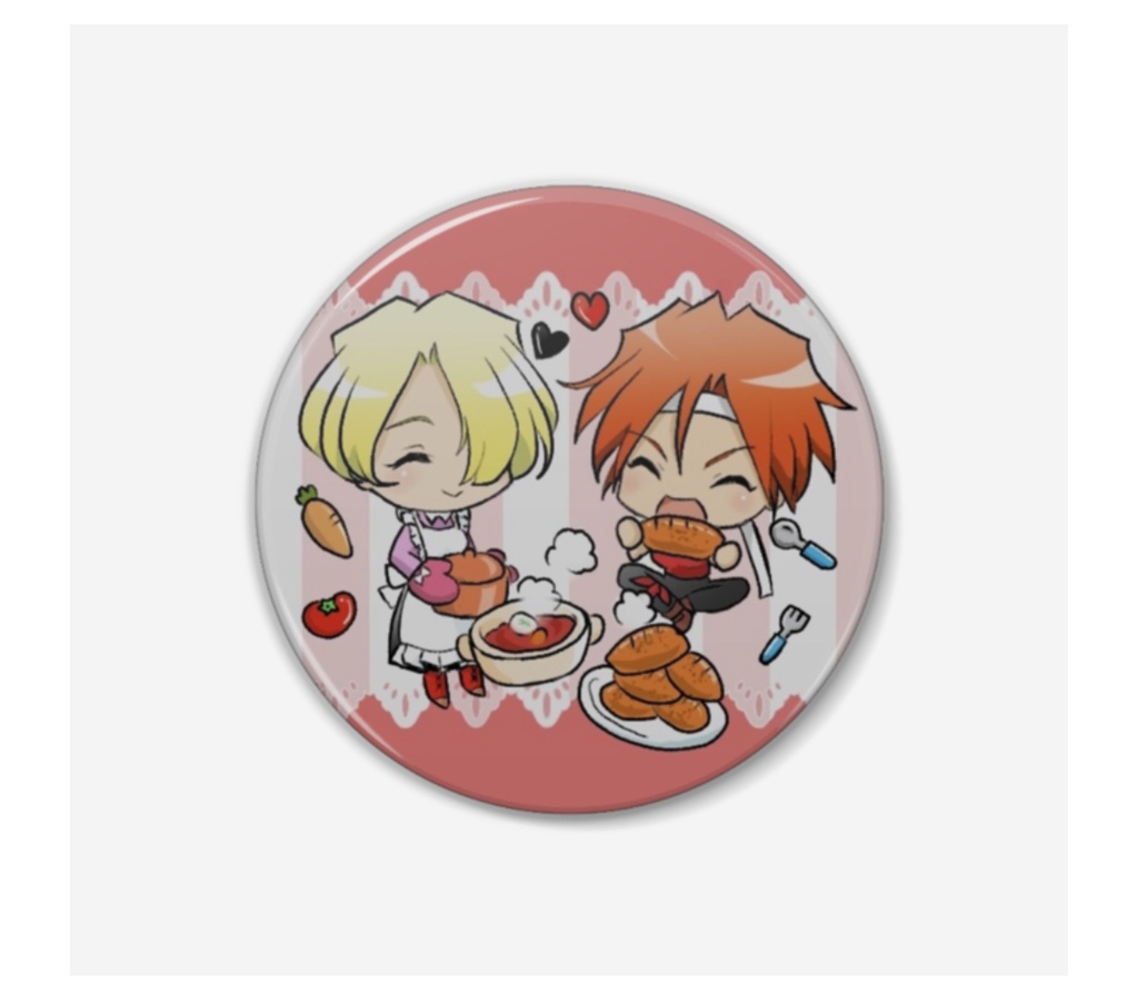 カンナ&マリア　缶バッジ