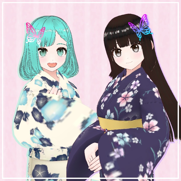 蝶の髪飾り – Butterfly Hair Pin –