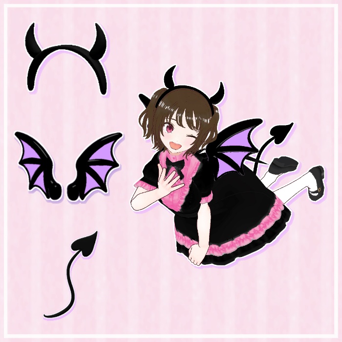 小悪魔のアクセサリーセット – Little Devil Accessory Set –