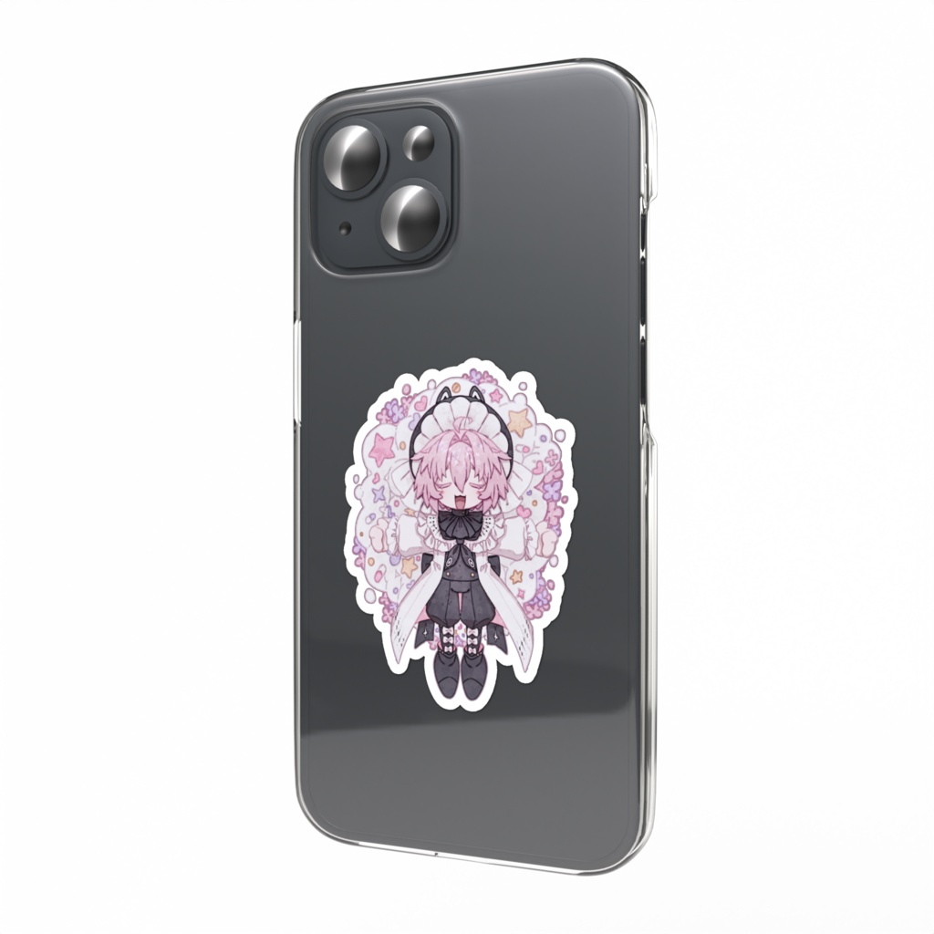 ポム　もこもこゆめごごちスマホステッカー