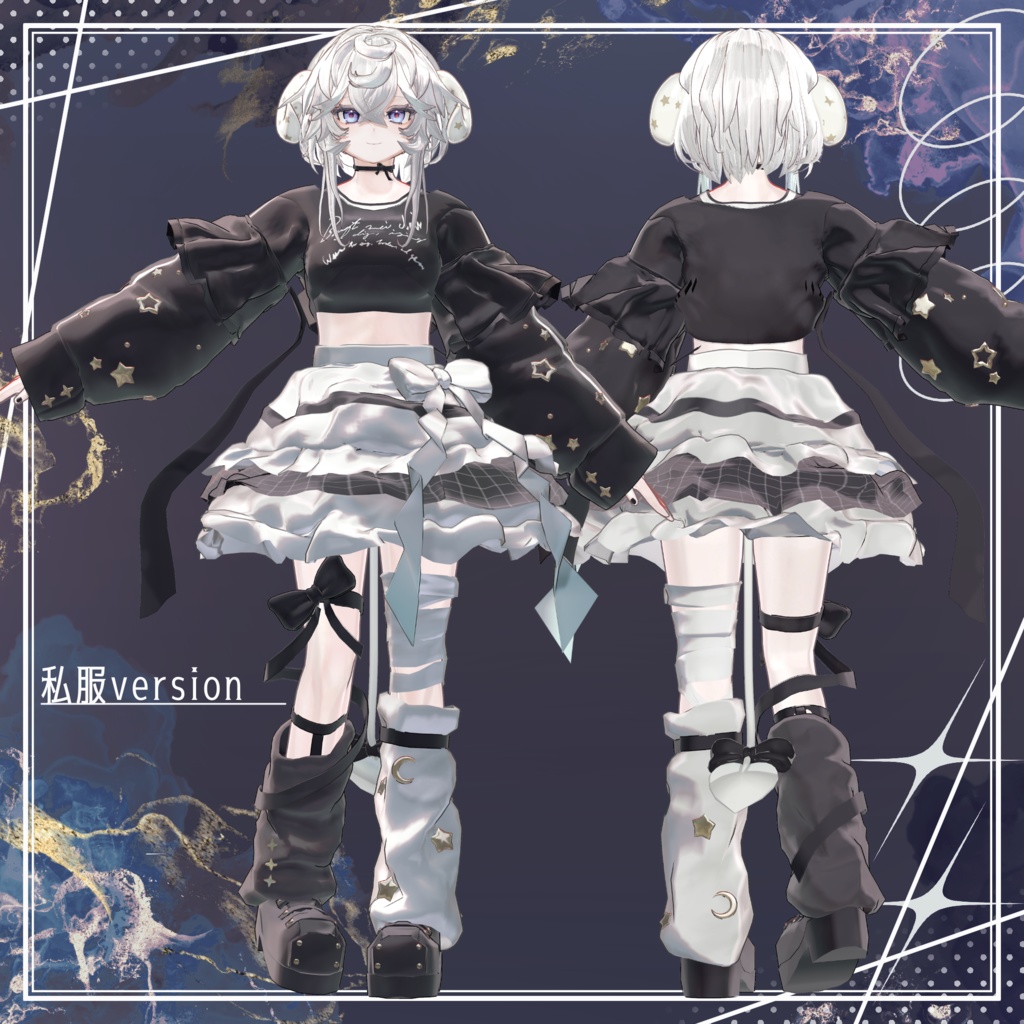 オリジナル3Dモデル『ルーネン』🤍スキ!の数に応じて値下げ企画中