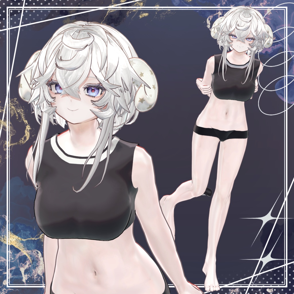 オリジナル3Dモデル『ルーネン』🤍スキ!の数に応じて値下げ企画中