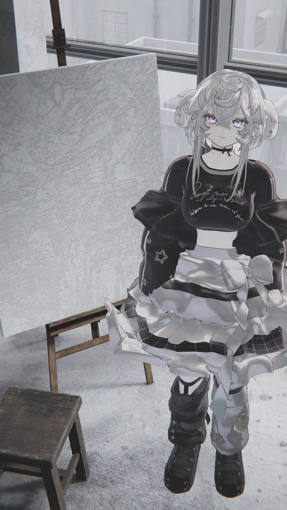 オリジナル3Dモデル『ルーネン』🤍スキ!の数に応じて値下げ企画中