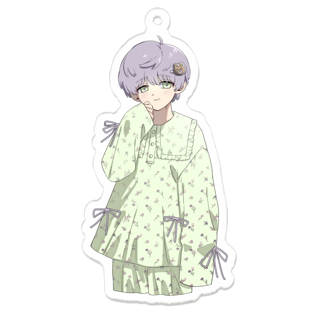 シアン アクリルキーホルダー