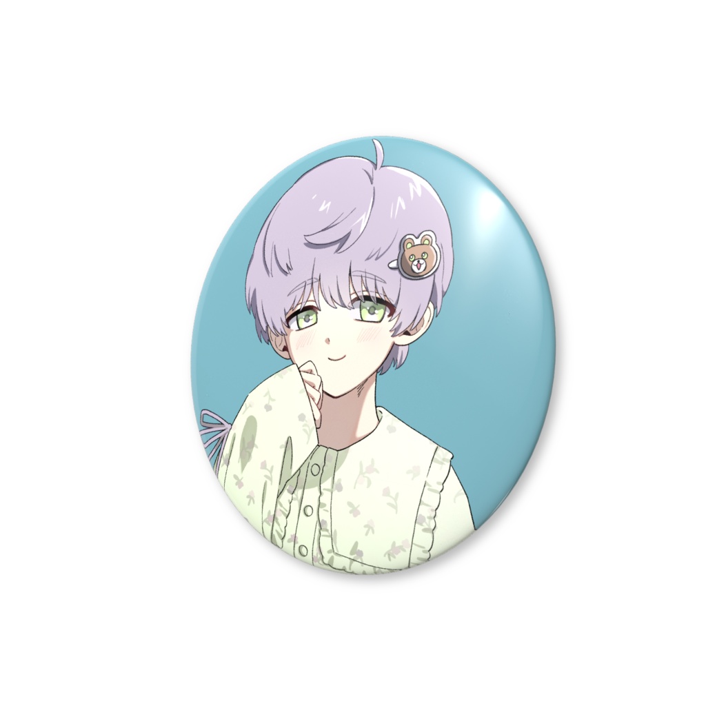 シアン 缶バッジ