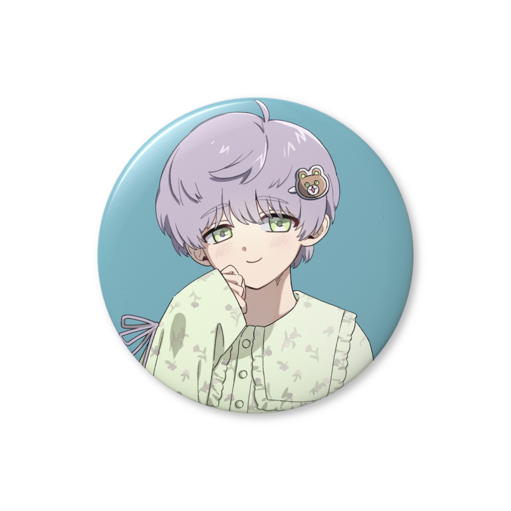 シアン 缶バッジ