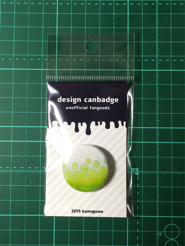 デザイン缶バッジ 単品【髪カラー】