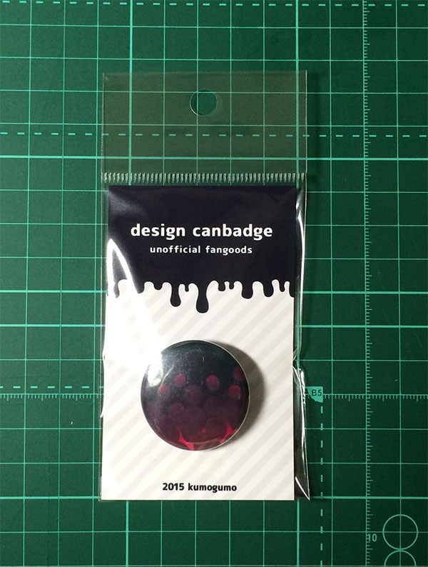 デザイン缶バッジ 単品【髪カラー】