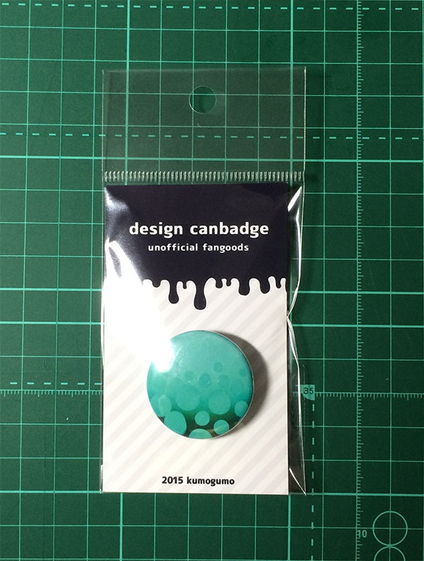 デザイン缶バッジ 単品【髪カラー】