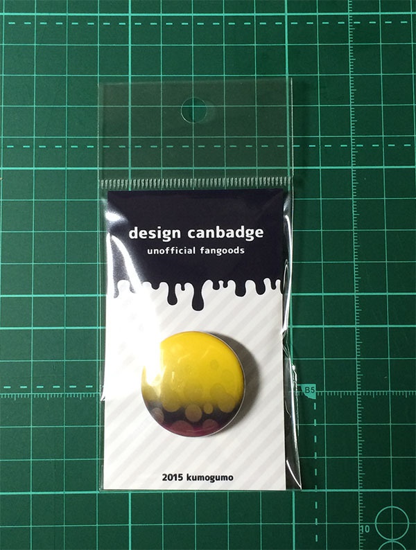 デザイン缶バッジ 単品【髪カラー】