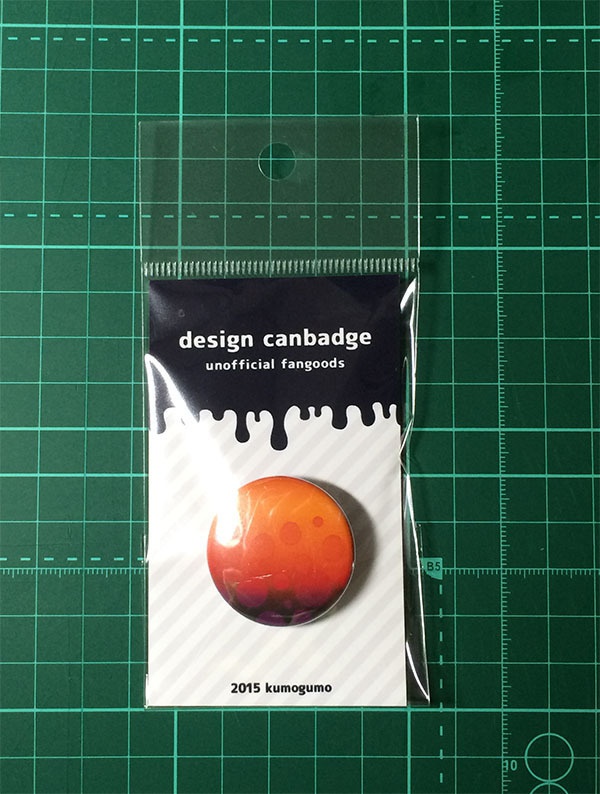 デザイン缶バッジ 単品【髪カラー】