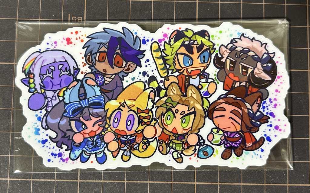 夏祭りBIGクリアステッカー