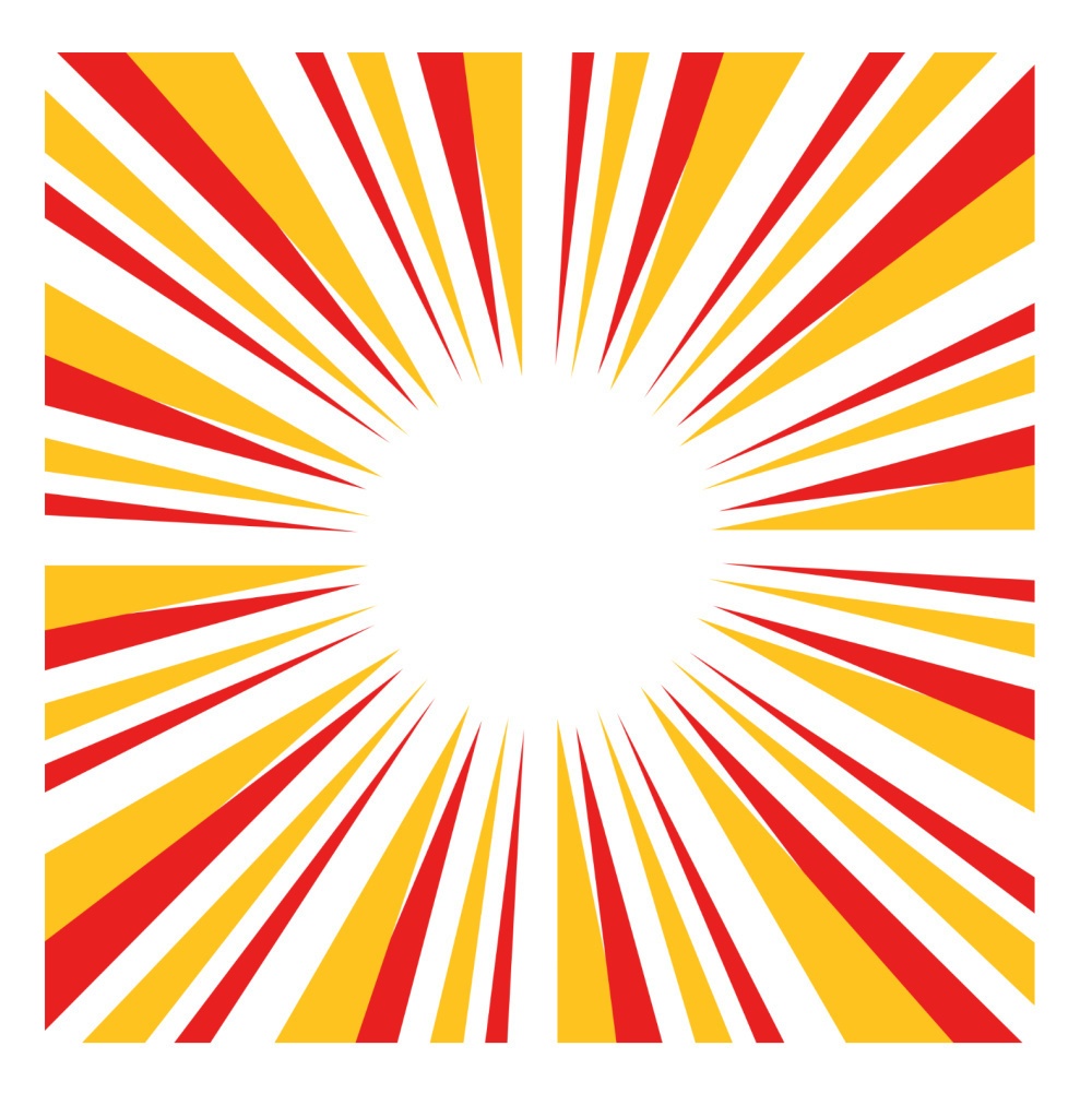 【商用利用可能】カラフル集中線25セット