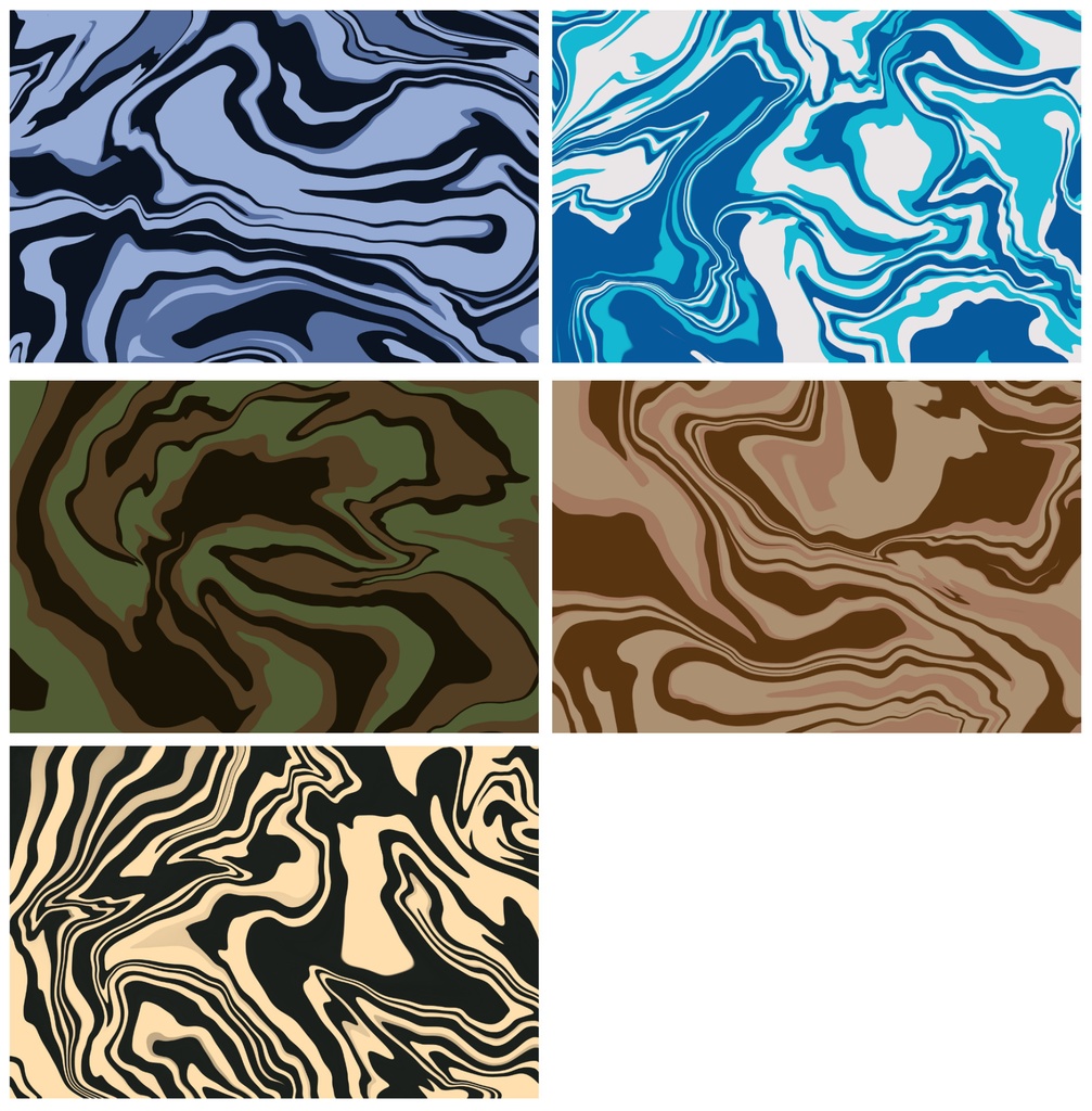 【商用利用可能】マーブル模様画像素材23枚セット