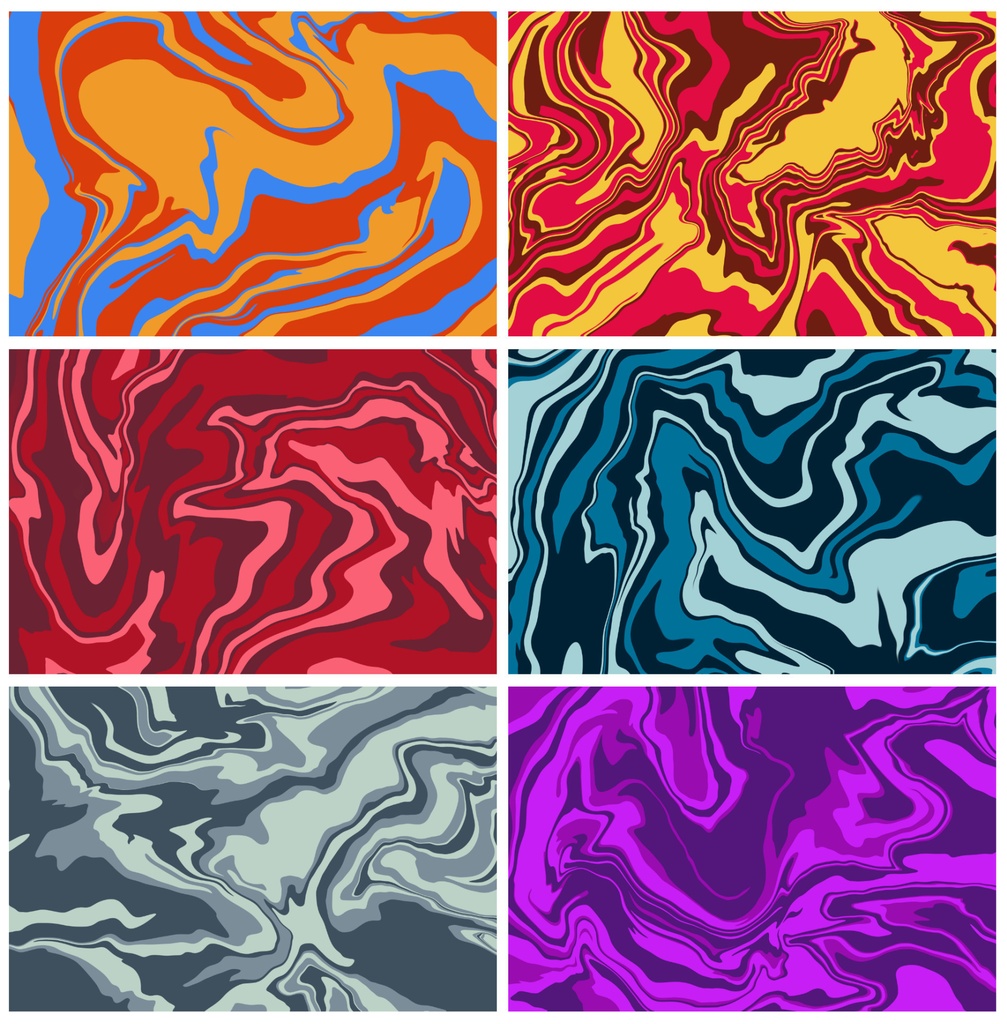 【商用利用可能】マーブル模様画像素材23枚セット