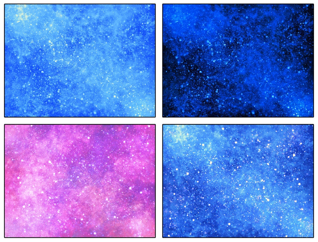 【商用利用可能】星・宇宙風の画像素材17枚セット