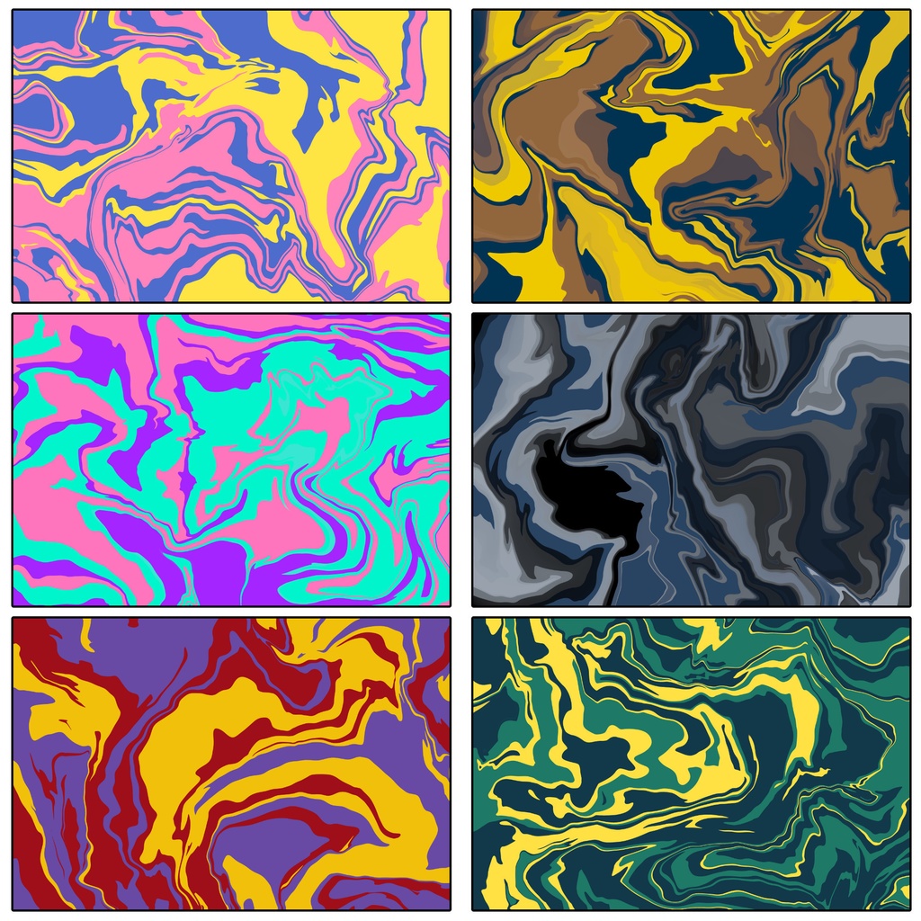 【商用利用可能】マーブル模様の画像素材54枚セット