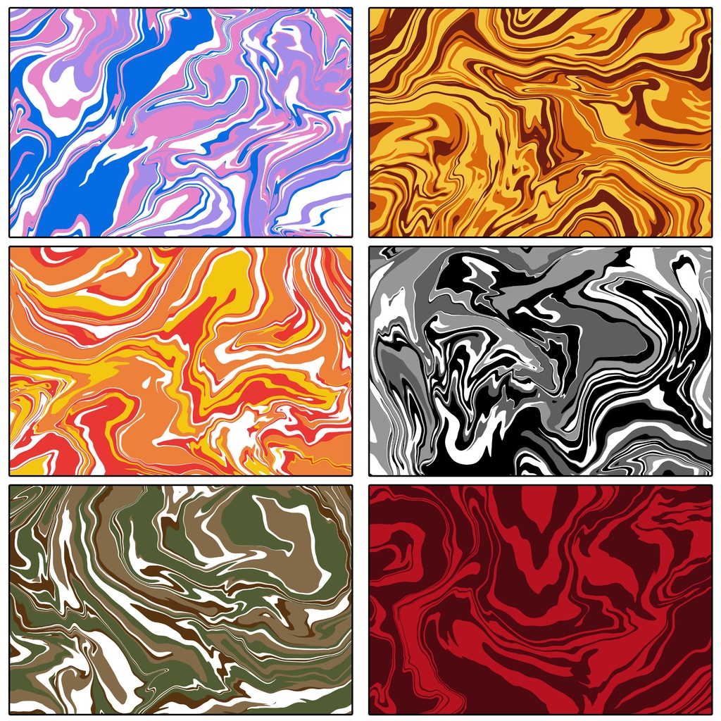 【商用利用可能】マーブル模様の画像素材54枚セット