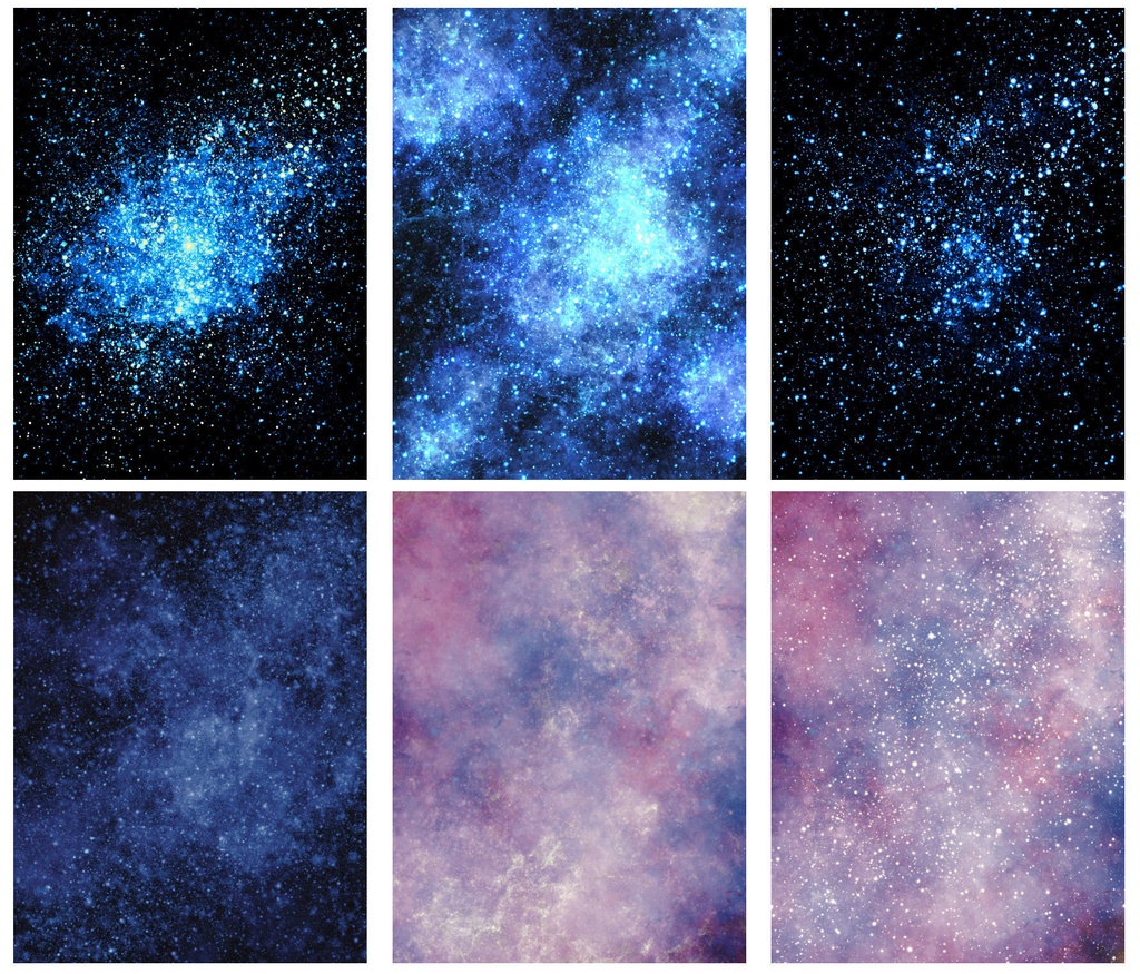 【商用利用可能】星空宇宙風の画像素材13枚セット